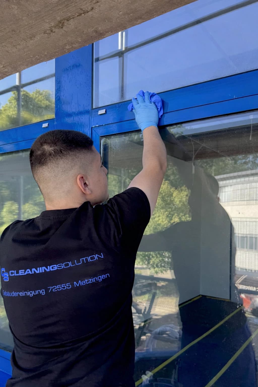 Reinigung im Einsatz